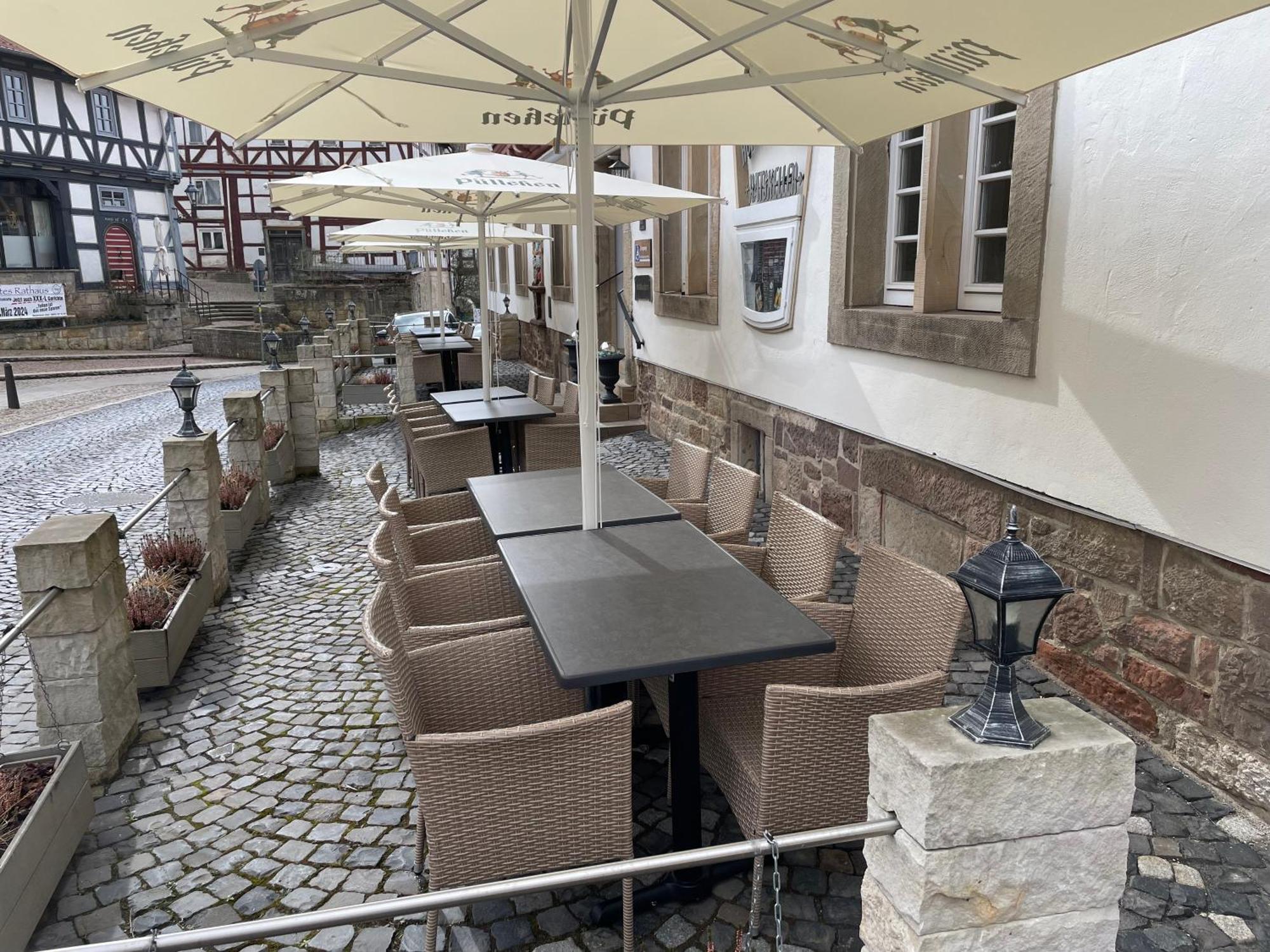 Altes Rathaus Hotel-Restaurant-Cafe Wolfhagen Eksteriør bilde
