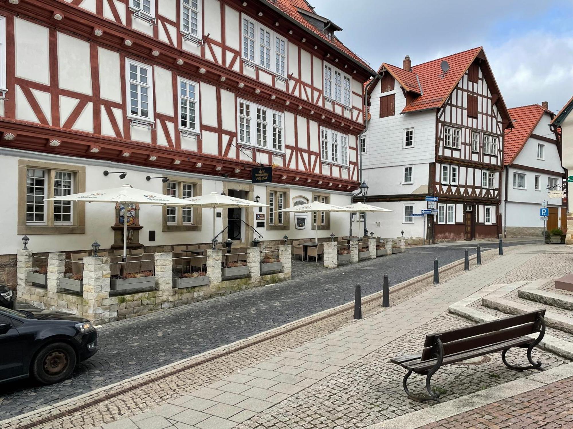 Altes Rathaus Hotel-Restaurant-Cafe Wolfhagen Eksteriør bilde